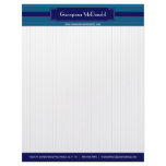 True Blue Suite Deluxe Letterhead