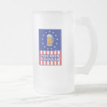 True Brew American Frosted Glass Beer Mug