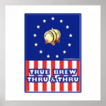 True Brew Thru & Thru Wine posters