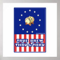 True Brew Thru & Thru Wine Print