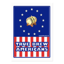 True Brew Wine Americans Business Card