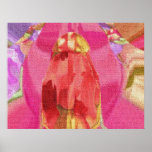 True Canvas Rose Petal : Golden Tip Spin posters