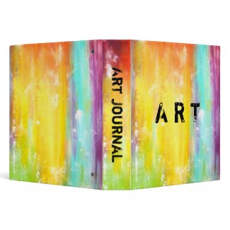 True Colors Abstract Art Binder