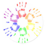 True Colors Round Sticker