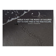 True Failure Inspirational Greeting Note Card