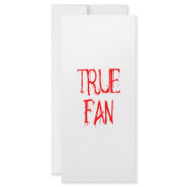 True Fan rack cards