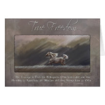 True Freedom by Kim McElroy Greeting Cards