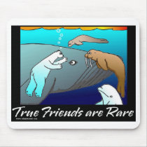 TRUE FRIENDS ARE RARE MOUSE PADS