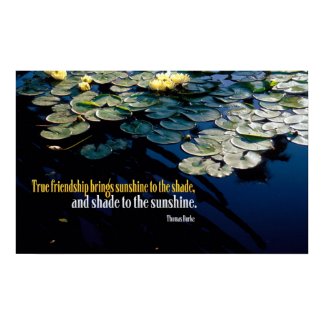 True Friendship Poster Print print