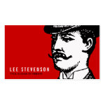 True Gentleman Card Vintage Hipster Red and Black Business Card Template True Gentleman Card Vintage Hipster Red and Black Business Card Template