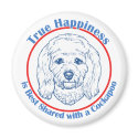 True Happiness with a Cockapoo magnets by dogadoodle True Happiness with a Cockapoo magnets