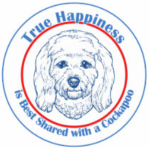 True Happiness with a Cockapoo photo sculptures by dogadoodle True Happiness with a Cockapoo photo sculptures