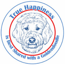 True Happiness with a Goldendoodle photo sculptures by dogadoodle True Happiness with a Goldendoodle photo sculptures