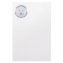 True Happiness with a Goldendoodle Stationery Design