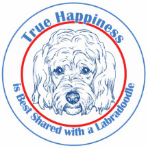 True Happiness with a Labradoodle Cut Outs