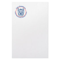 True Happiness with a Yorkshire Terrier Customized Stationery