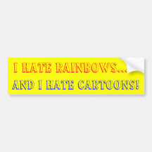 True Hater Bumper Sticker