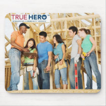 True Hero mousepad with service project team photo by truehero_org True Hero mousepad with service project team photo