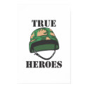 True Heroes Army Poster Print by ldcreative True Heroes Army Poster Print