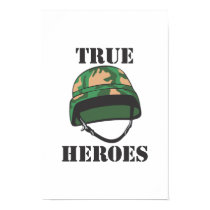 True Heroes Army Poster Print