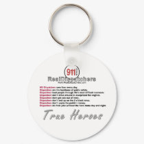 True Heroes Dispatcher Keychain