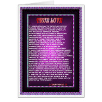 TRUE LOVE cards