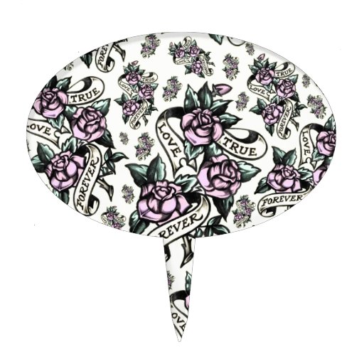 Tattoo Style Cake Toppers Tattoo Style Cake Toppers