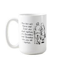 True Love Grows Old Funny Romantic Mug mugs