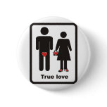 true love happy valentines day pins