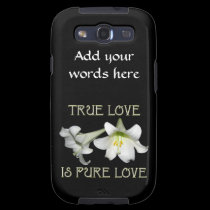 True Love is Pure Love (White Easter Lilies) casemate cases