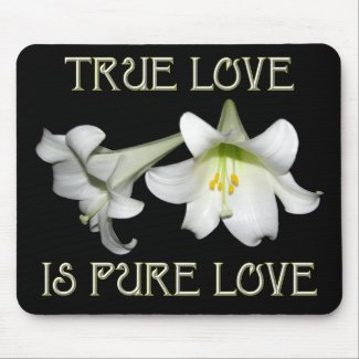 True Love is Pure Love (White Easter Lilies)