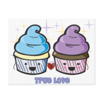 True Love postcards