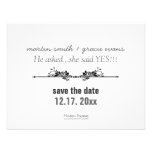"True Love" Save-the-date announcement invitations