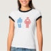 Camiseta Ringer feminina
