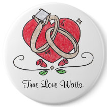 True Love Waits. buttons by sammimlamv True Love Waits. buttons