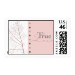 "True Love" Wedding Invitation Stamp