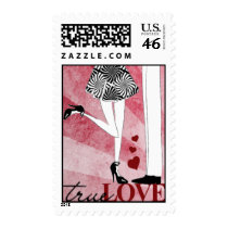 True Love Wedding Postage