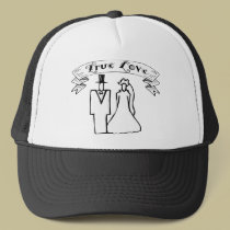 True Love Wedding T-Shirts & Gifts hats