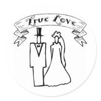 True Love Wedding T-Shirts & Gifts stickers by weddedbliss True Love Wedding T-Shirts & Gifts stickers