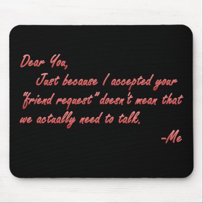 True meaning of friendship mousemat by egogenius