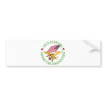 TRUE PATRIOTS DEFEND THE CONSTITUTION BUMPER STICKER