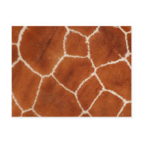 TRue priNT Giraffe Animal Spots Faux Fur postcards by StellaKarmine TRue priNT Giraffe Animal Spots Faux Fur postcards