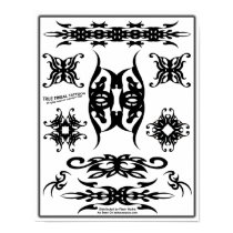 True Tribal Tattoo Flash Sheet-Z10 posters