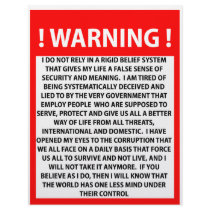 True Warning letterhead