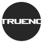 Trueno Round Stickers