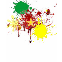 truffle blood splash spatter t-shirts