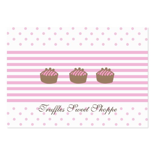 Truffles Chubby Business Cards (front side)