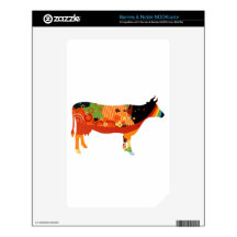 Truly Amoozing MEaty Colored Cows Skin For The NOOK Color