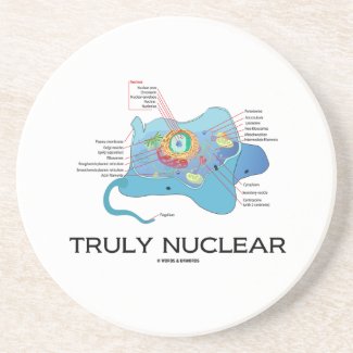 Truly Nuclear (Animal Cell Eukaryote Eukaryotic) Drink Coasters