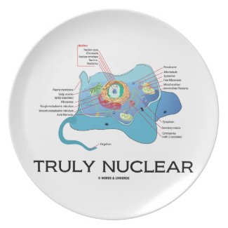 Truly Nuclear (Animal Cell Eukaryote Eukaryotic) Party Plates